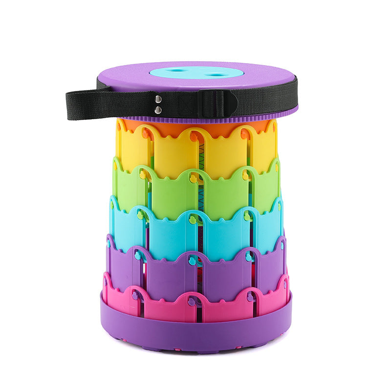 Upgraded Folding Telescopic Stool