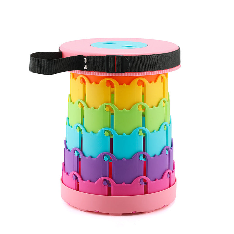 Upgraded Folding Telescopic Stool