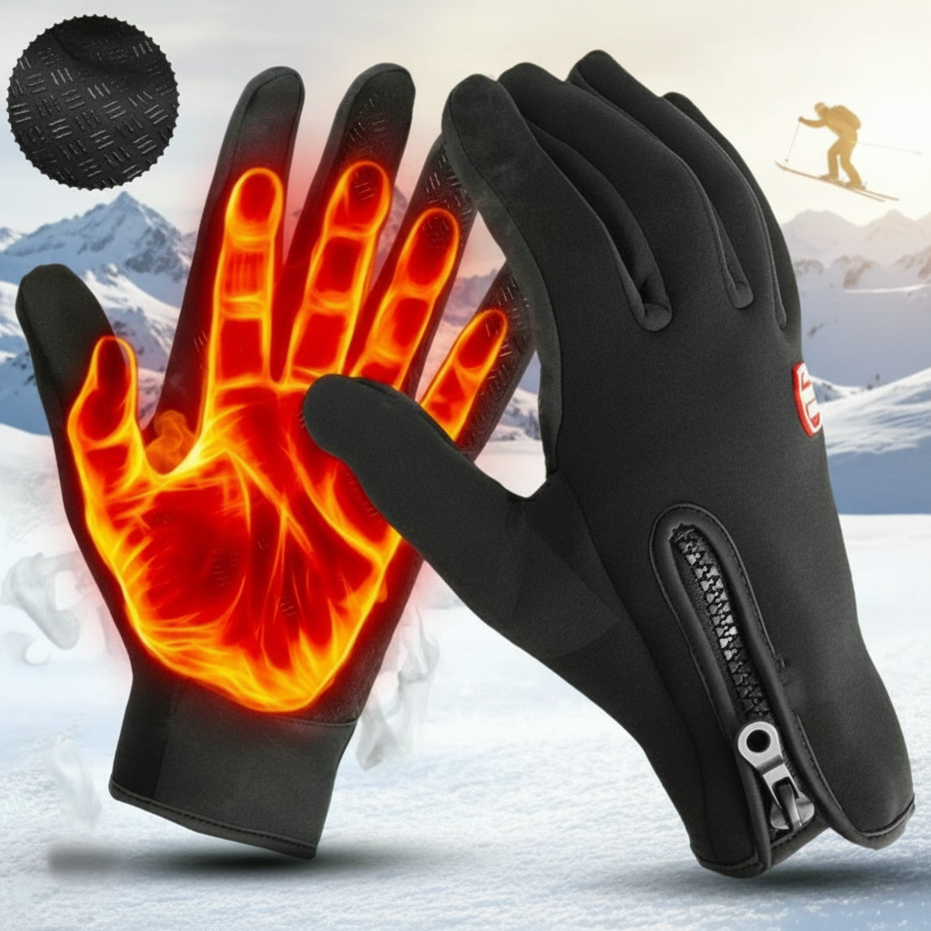 USB Heated Outdoor Touchscreen Winter Gloves