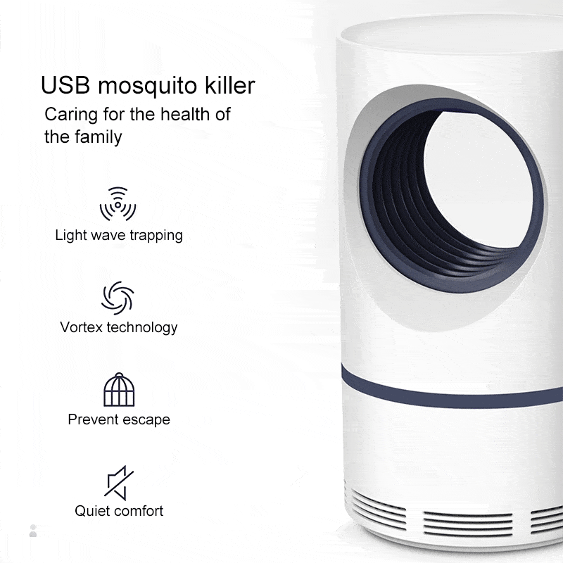 USB Photocatalytic Mosquito Killer UV Lamp, Fly and Insect Trap Pest Light