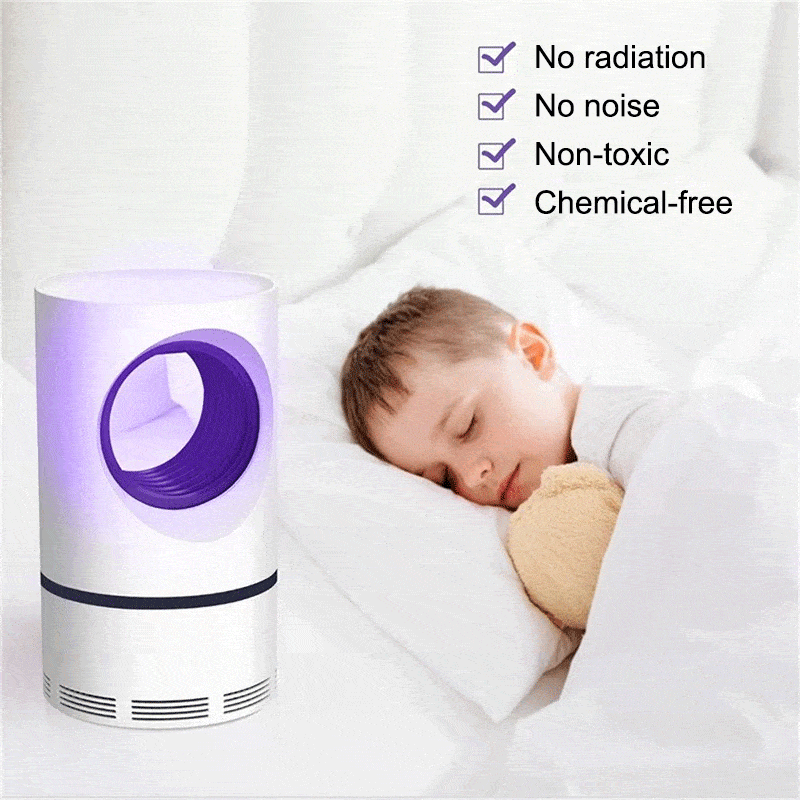USB Photocatalytic Mosquito Killer UV Lamp, Fly and Insect Trap Pest Light