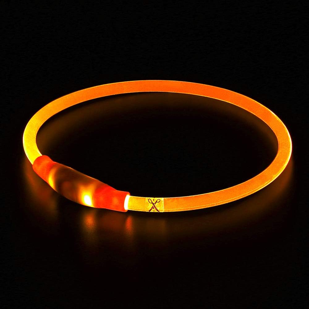 USB Rechargeable LED Dog Collar Safety Light