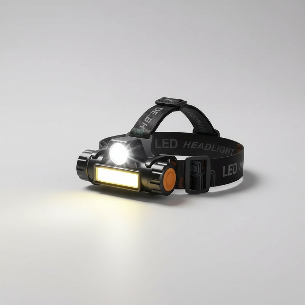 USB Rechargeable LED Headlamp