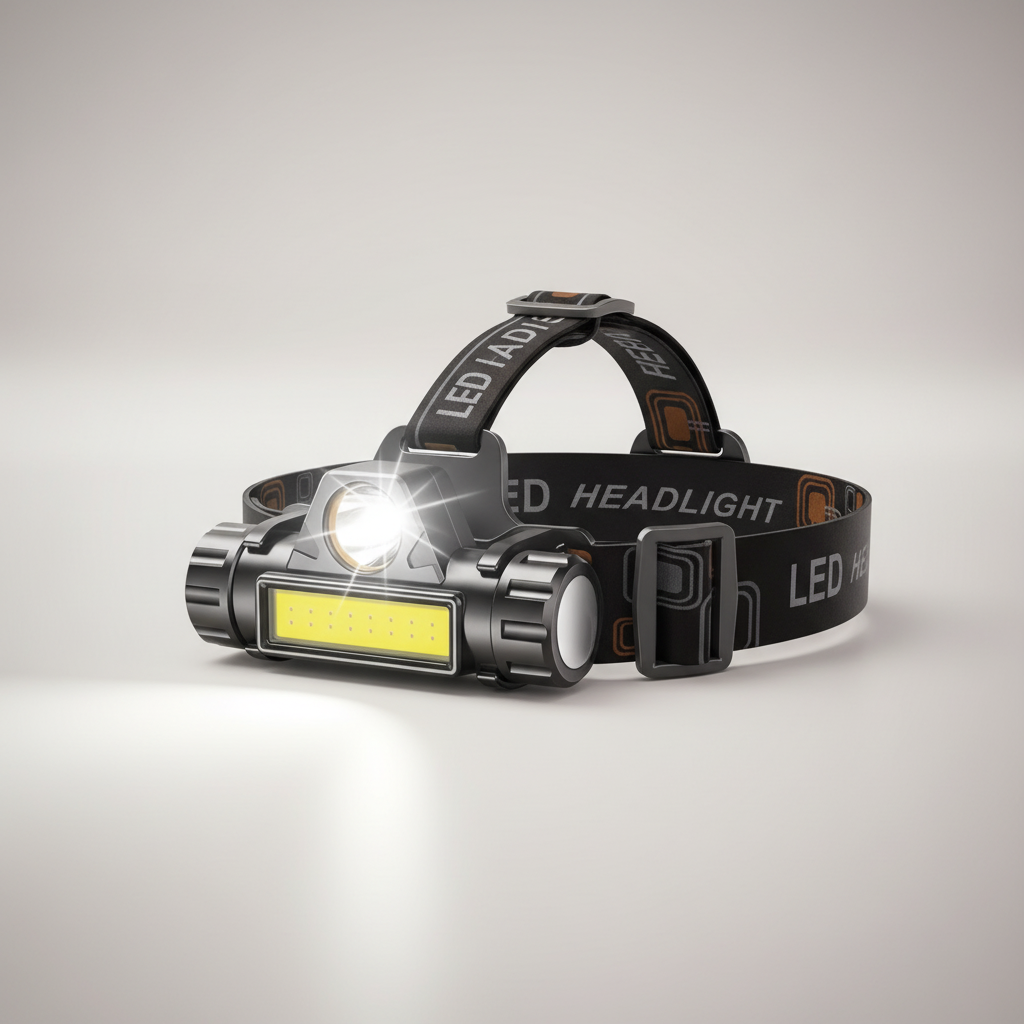 USB Rechargeable LED Headlamp