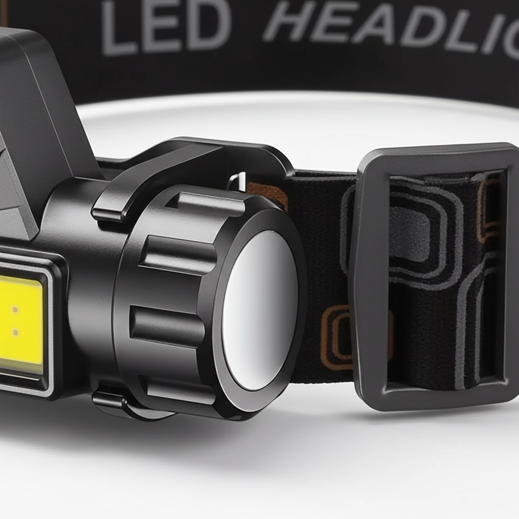 USB Rechargeable LED Headlamp