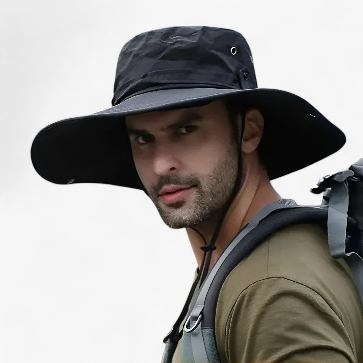 UV Protection Outdoor Hat – Breathable Sun Hat for Hiking, Camping & Fishing