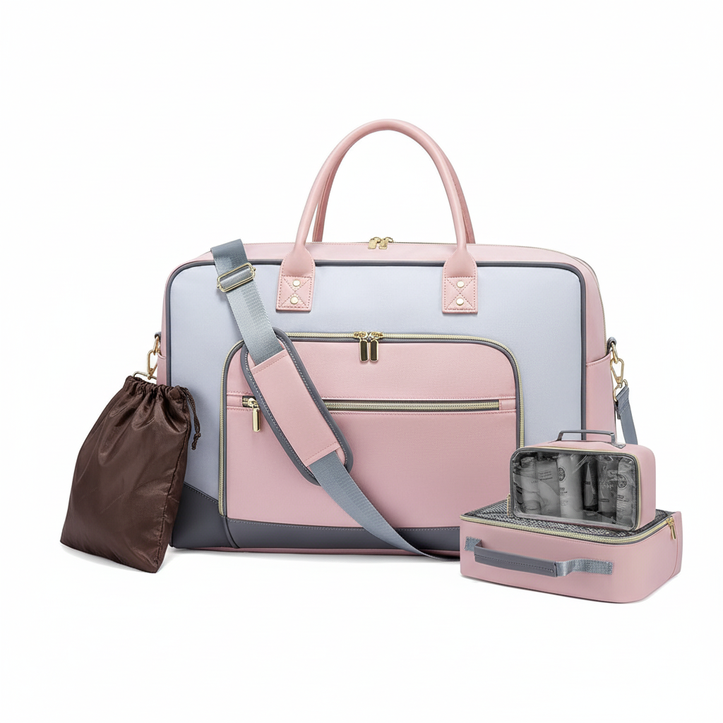 Versatile 4-Piece Travel Set for Organised Travel