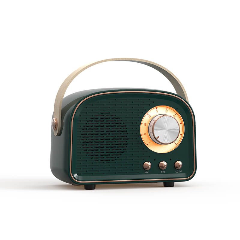 Vintage Bluetooth Speaker - Retro Sound, FM Radio