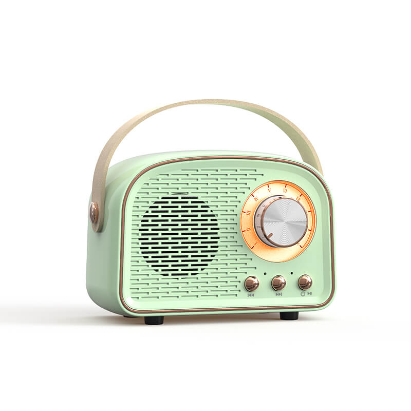 Vintage Bluetooth Speaker - Retro Sound, FM Radio