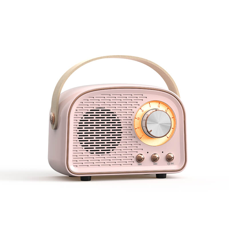 Vintage Bluetooth Speaker - Retro Sound, FM Radio