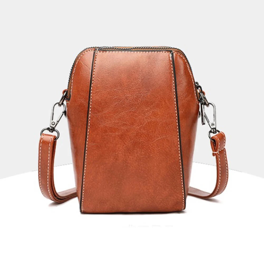 Vintage Crossbody Bag for Women - Adjustable Shoulder Strap, Compact Design and Elegant Style
