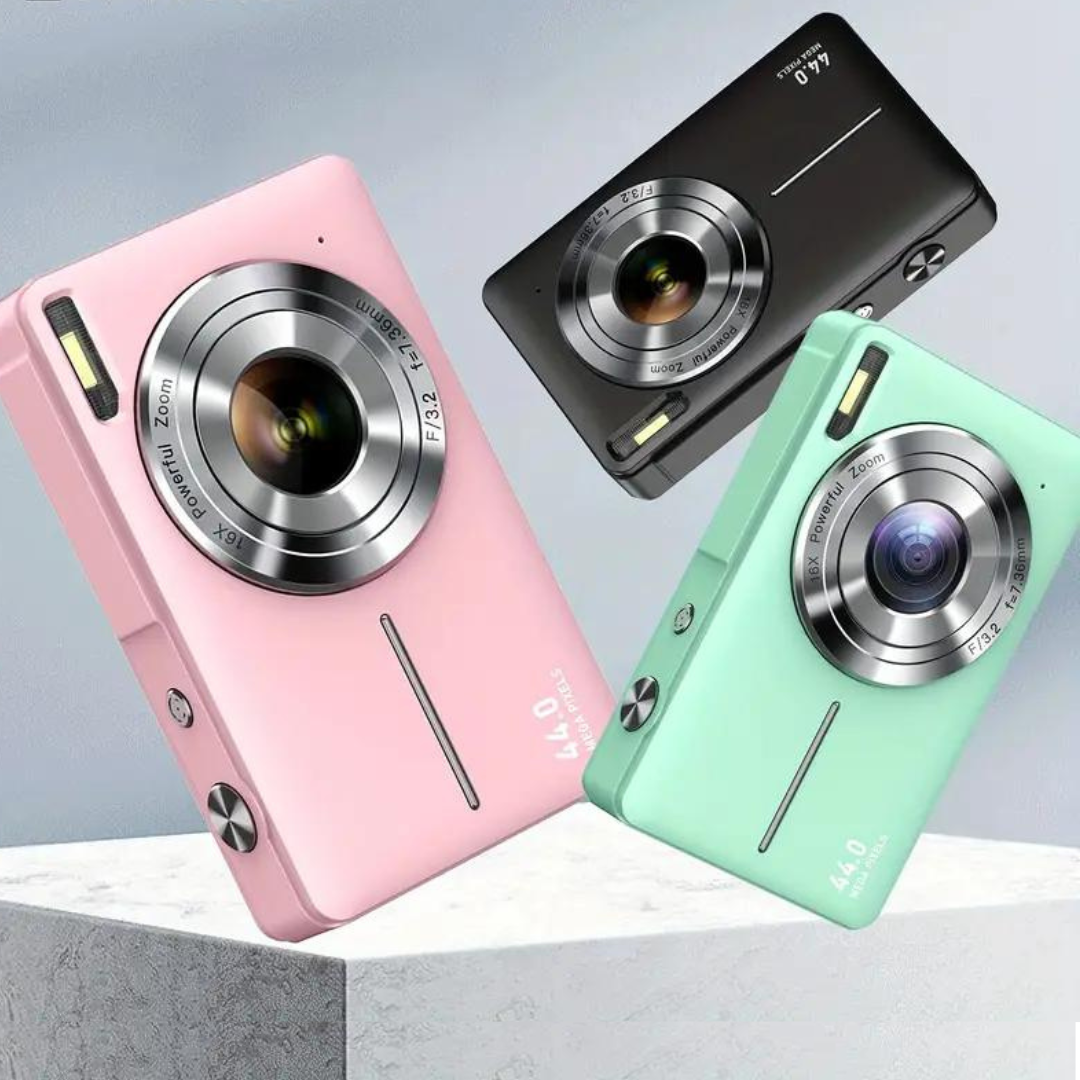 Vintage Digital Camera – Retro Style Compact Camera with 1080p HD