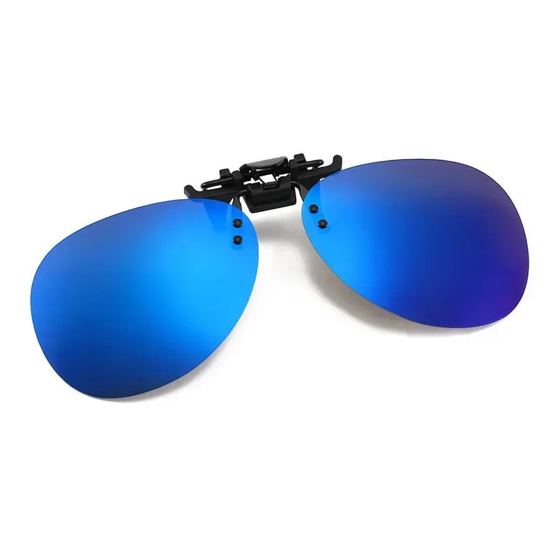 Vintage Polarized Clip-On Sunglasses