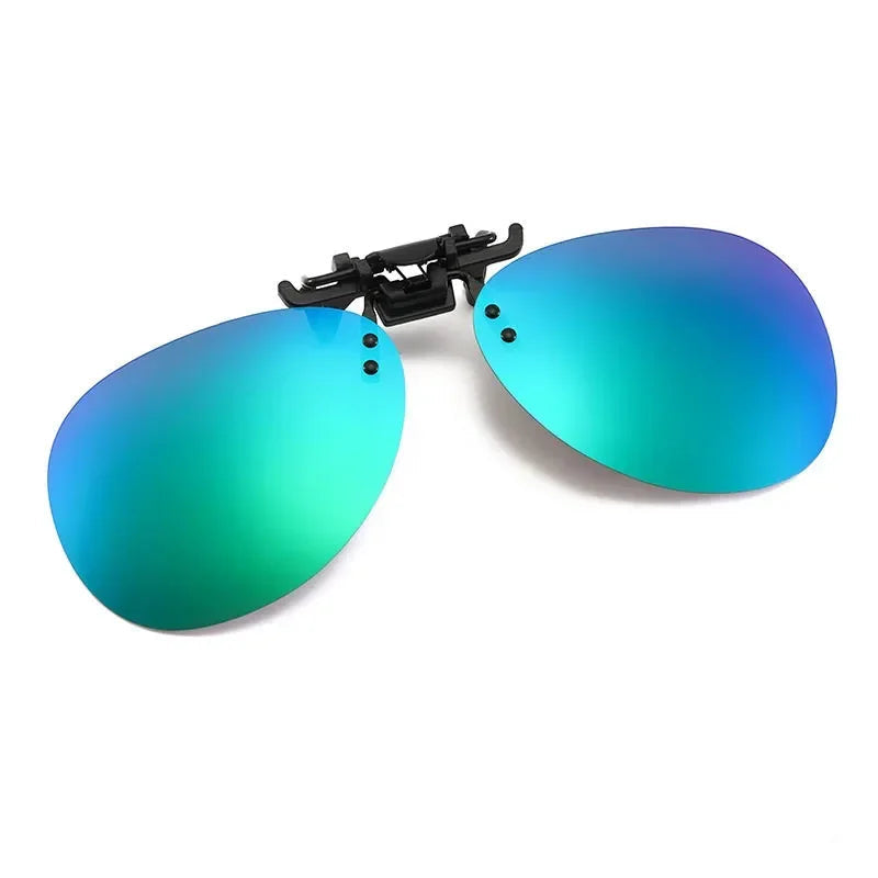 Vintage Polarized Clip-On Sunglasses