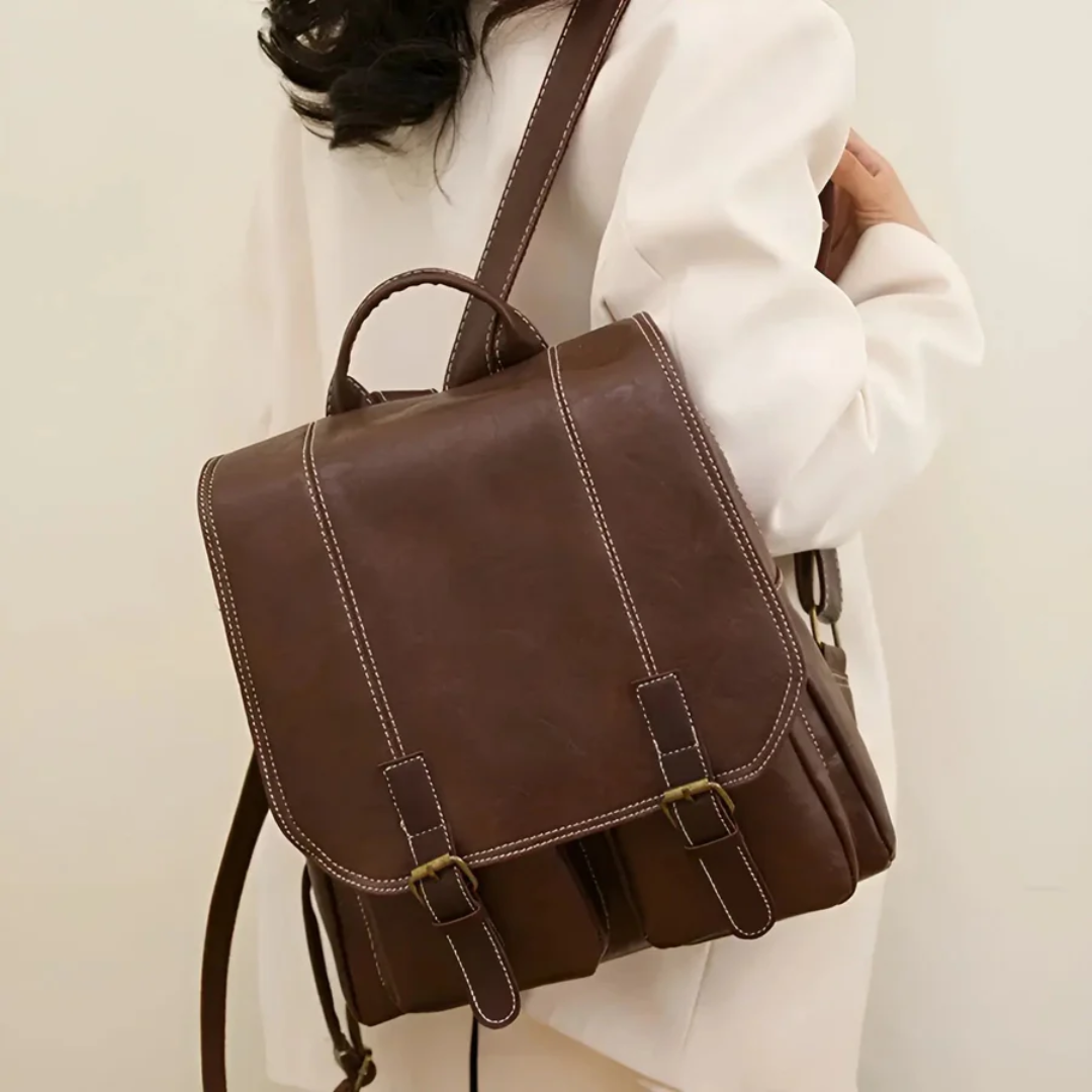 Vintage-Style Backpack