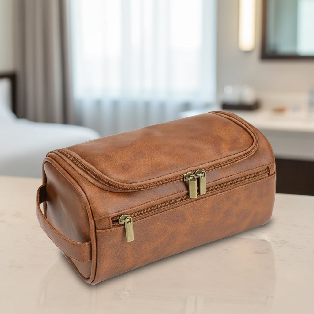 Vintage-Style Wash Bag