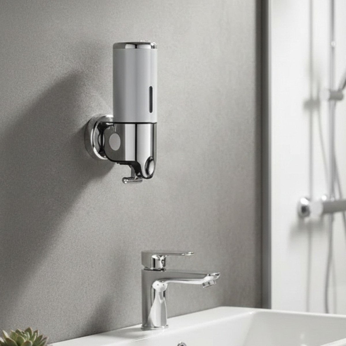 Wall-Mounted Stainless Steel Soap Dispenser
