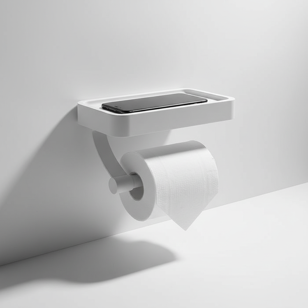 Wall-Mounted Toilet Paper Holder