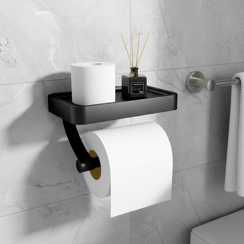 Wall-Mounted Toilet Paper Holder