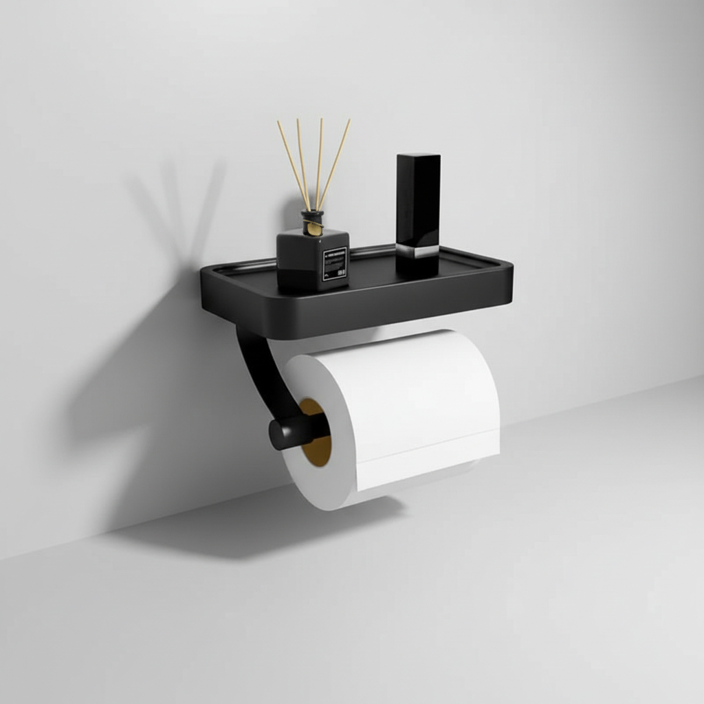 Wall-Mounted Toilet Paper Holder