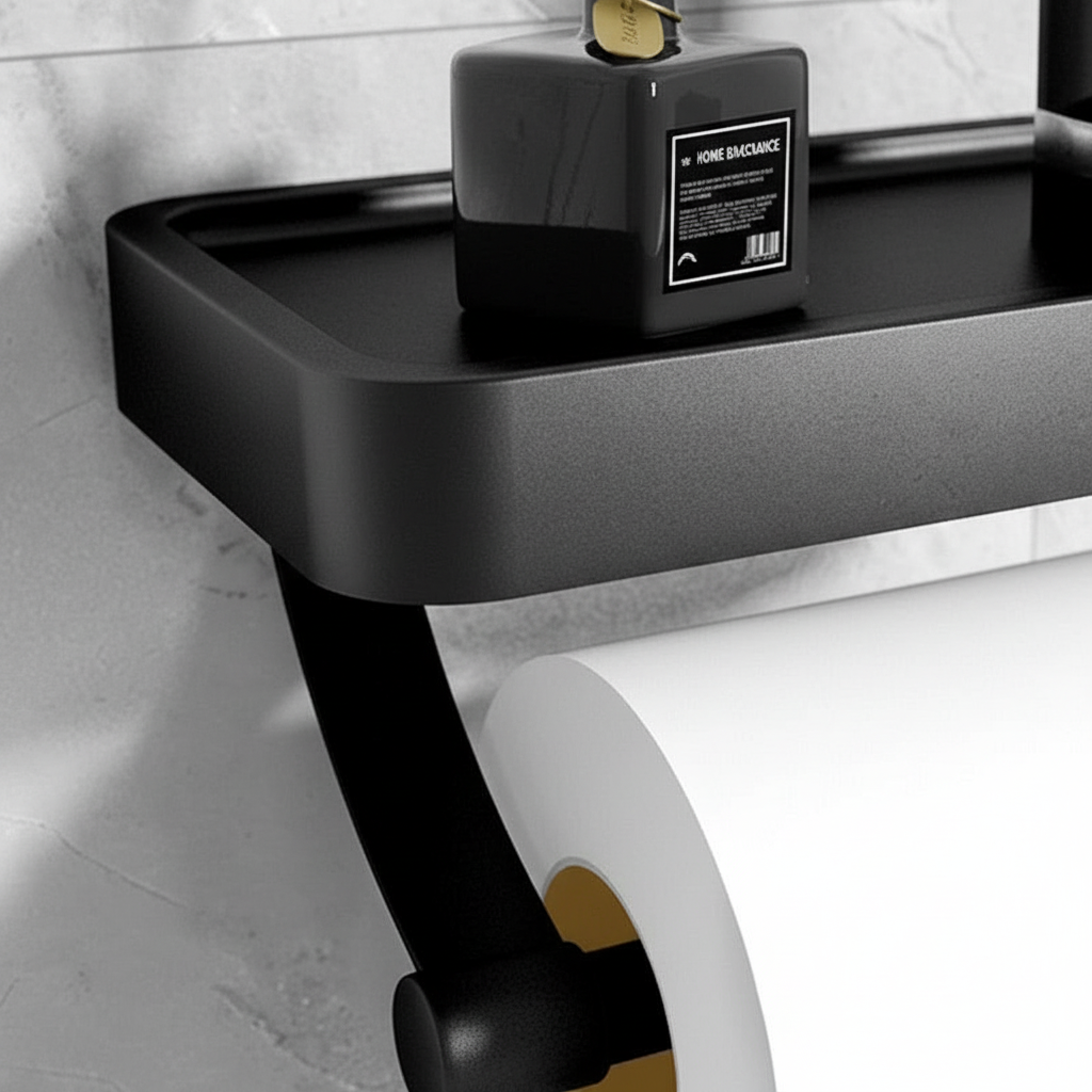 Wall-Mounted Toilet Paper Holder