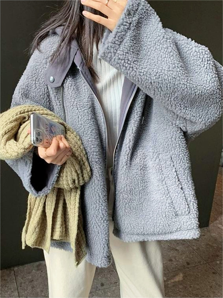 Warm Oversized Women's Hooded Parka
