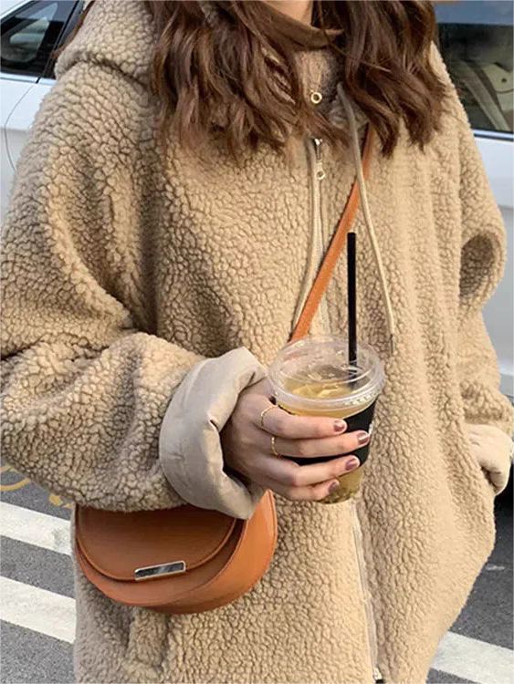 Warm Oversized Women's Hooded Parka