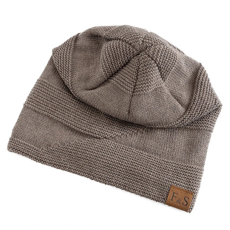 Warm Winter Beanie with Fleece Lining