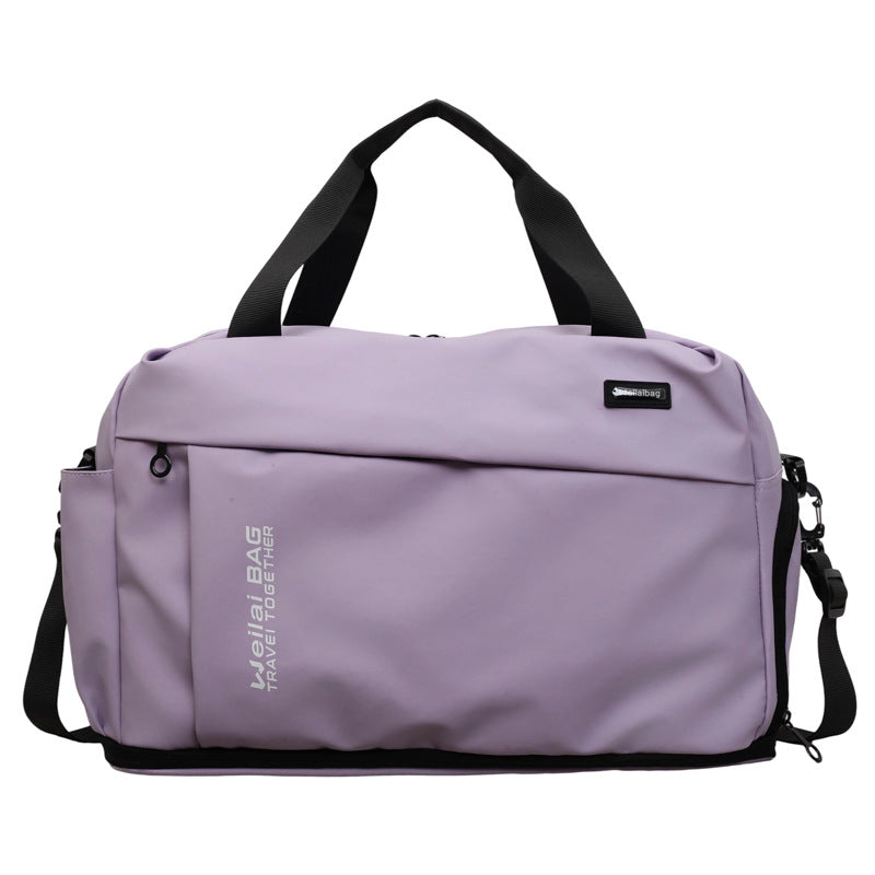 Water-Repellent Travel and Sports Bag with Multiple Compartments