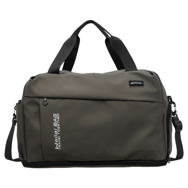 Water-Repellent Travel and Sports Bag with Multiple Compartments