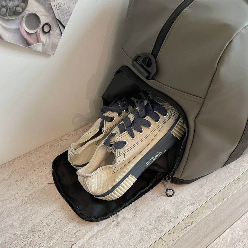 Water-Repellent Travel and Sports Bag with Multiple Compartments