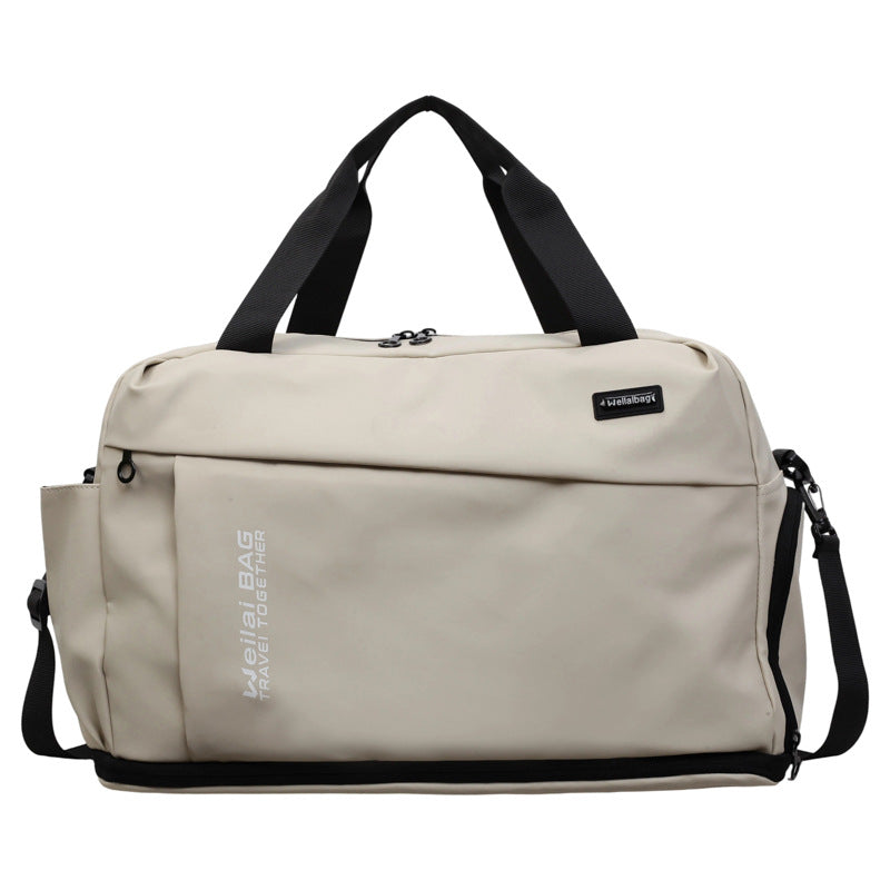 Water-Repellent Travel and Sports Bag with Multiple Compartments