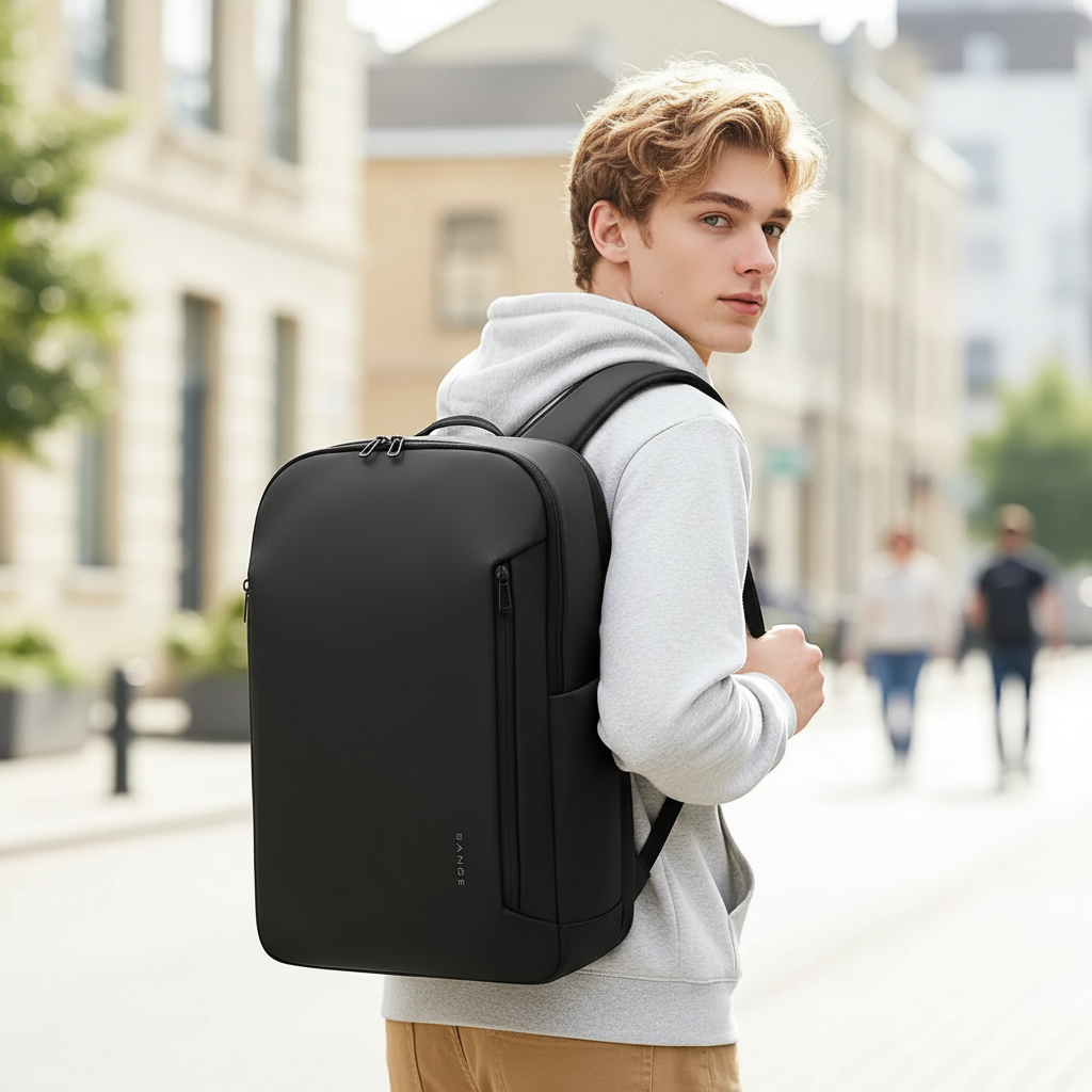 Water-Resistant Business Backpack for Laptop & Commuting