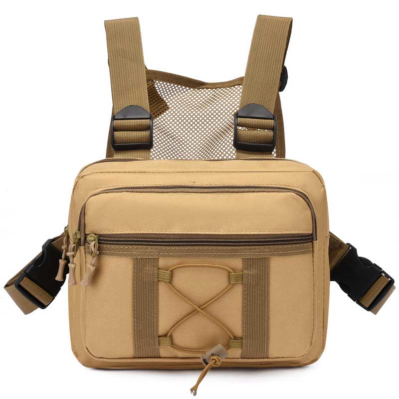 Water-Resistant Multi-Pocket Tactical Chest Rig Bag