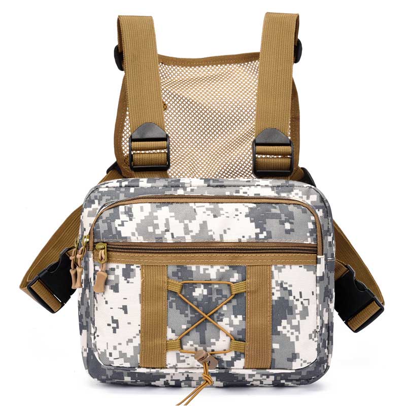 Water-Resistant Multi-Pocket Tactical Chest Rig Bag