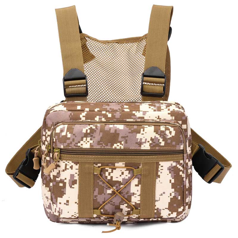 Water-Resistant Multi-Pocket Tactical Chest Rig Bag