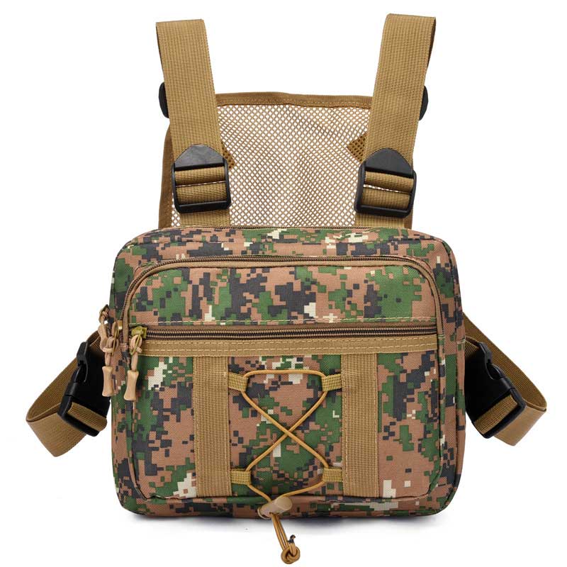 Water-Resistant Multi-Pocket Tactical Chest Rig Bag