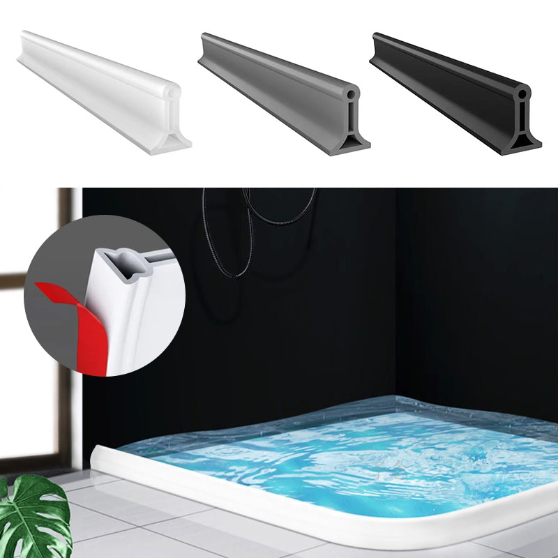 Water-Resistant Silicone Water Barrier Strip for Bathrooms