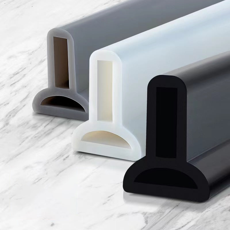 Water-Resistant Silicone Water Barrier Strip for Bathrooms