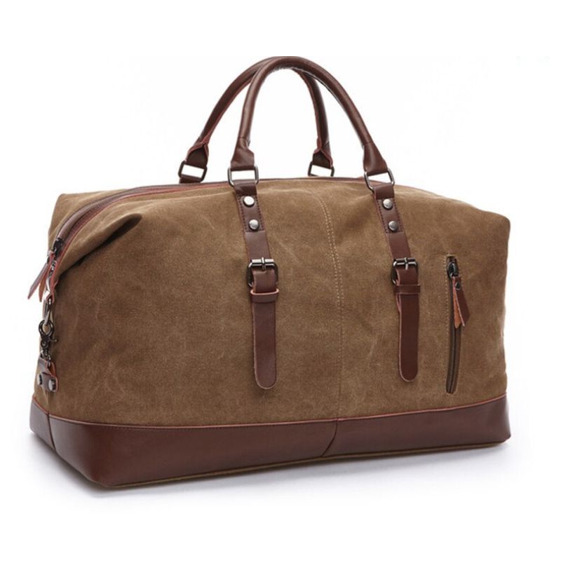 Water-Resistant Travel Duffel Bag with Adjustable Shoulder Strap