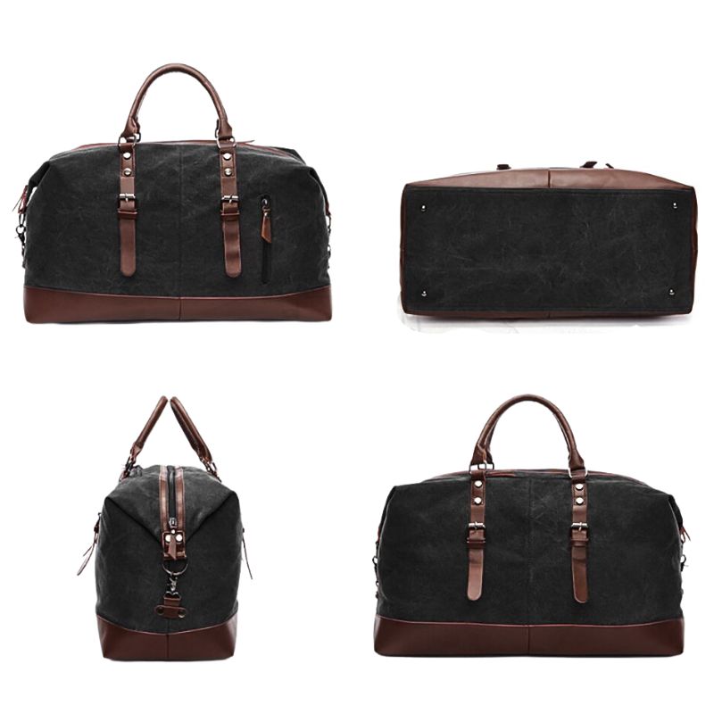 Water-Resistant Travel Duffel Bag with Adjustable Shoulder Strap