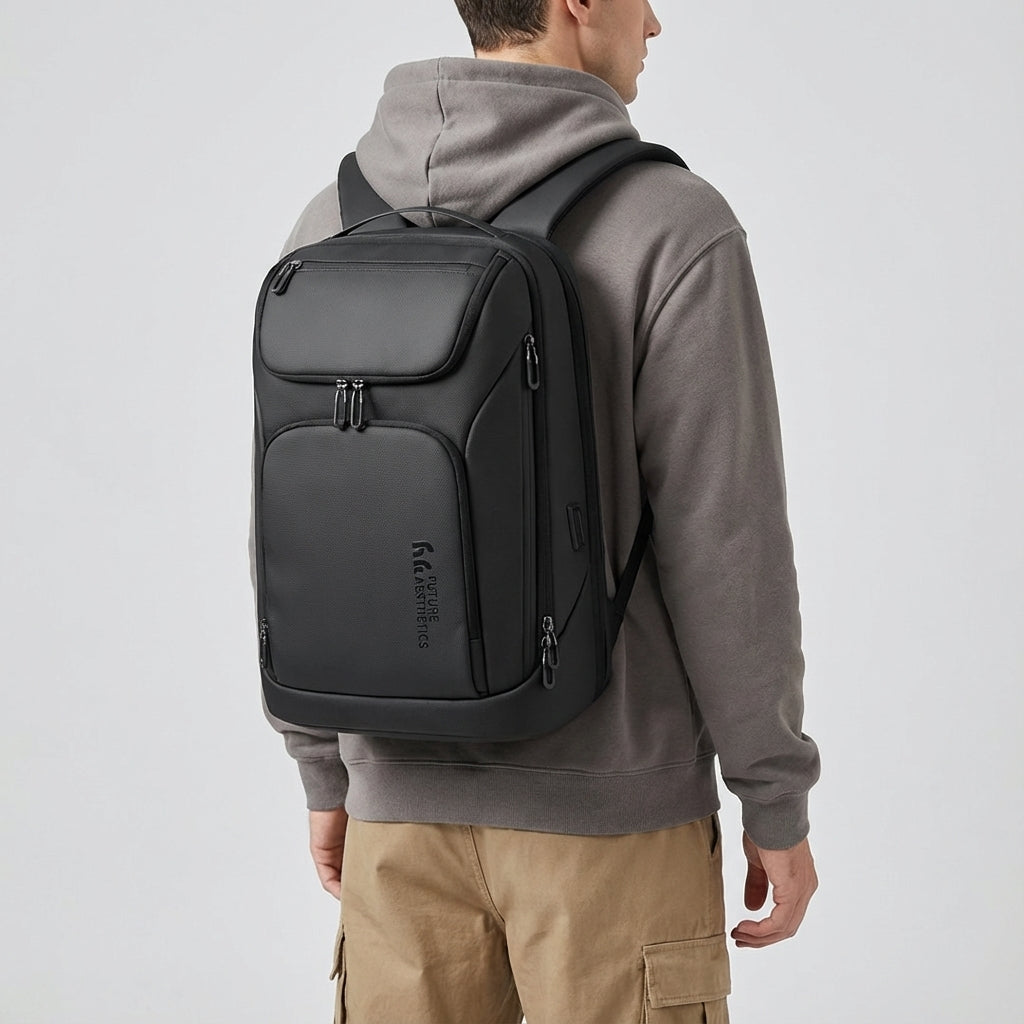 Waterproof 17.3 Inch Laptop Backpack with USB Charging Ports