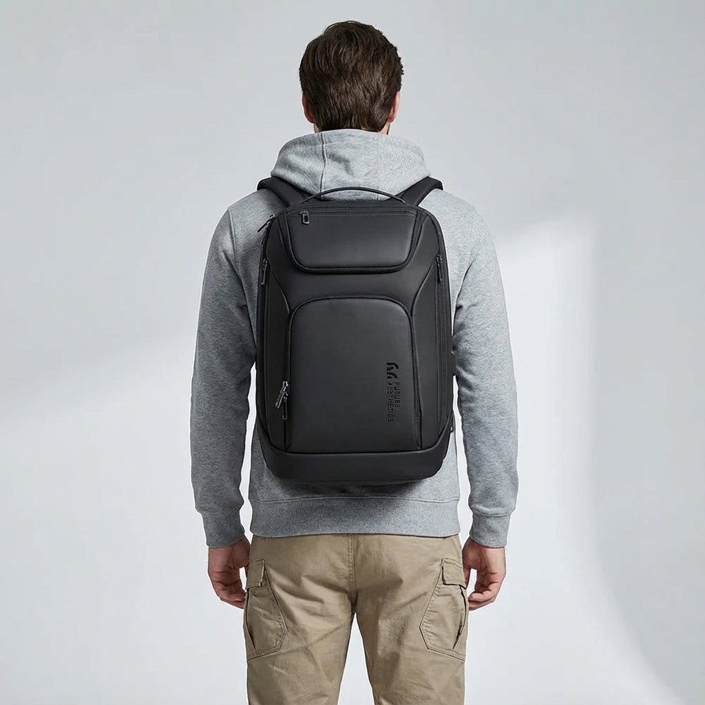 Waterproof 17.3 Inch Laptop Backpack with USB Charging Ports