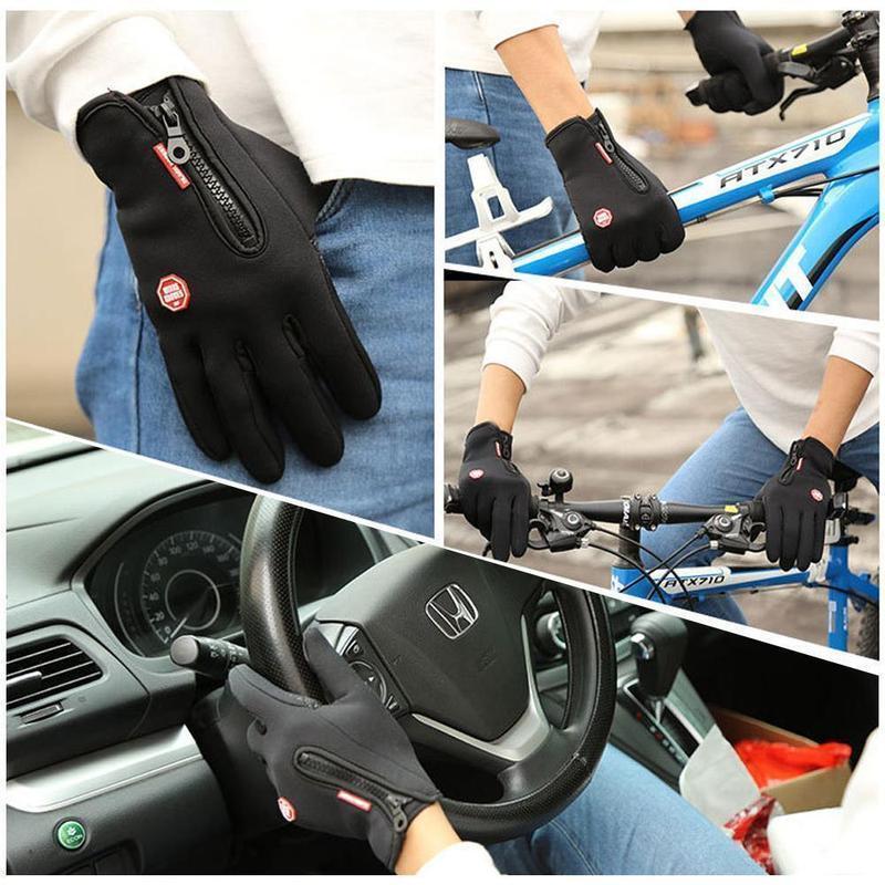 Waterproof and Windproof Thermal Touchscreen Winter Gloves