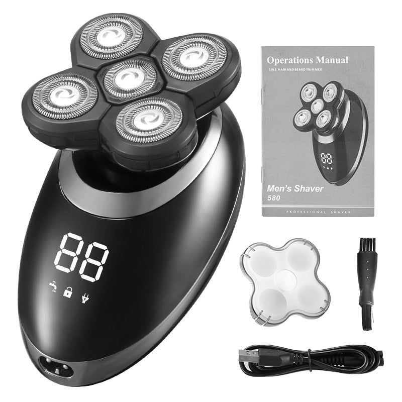 Waterproof, Cordless & Powerful Men's Shaver and Trimmer