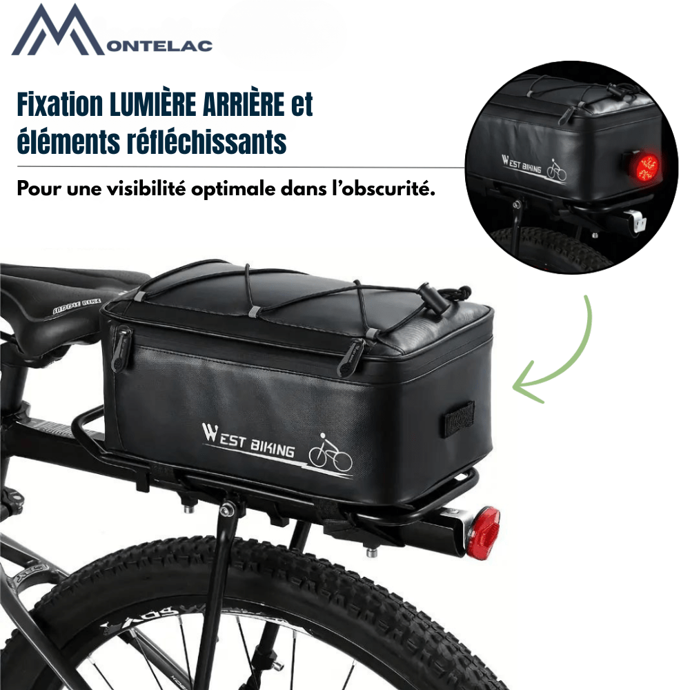 Waterproof Large Capacity Bike Rear Rack Bag