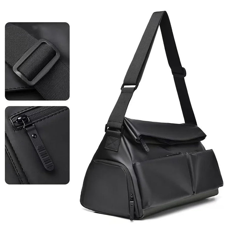 Waterproof Large-Capacity Duffel Bag with Shoe Compartment