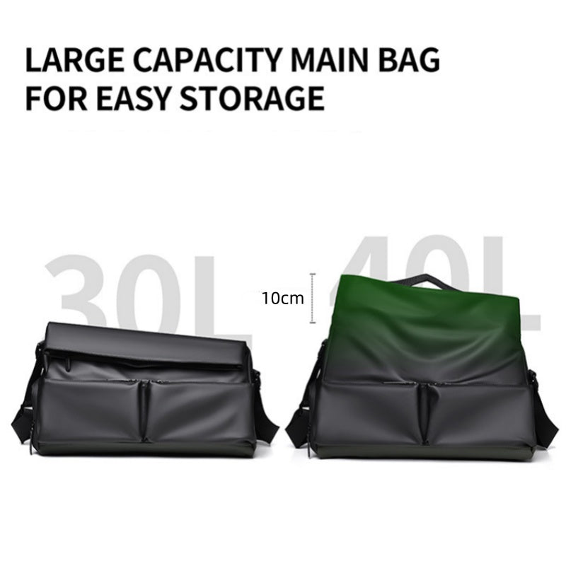 Waterproof Large-Capacity Duffel Bag with Shoe Compartment
