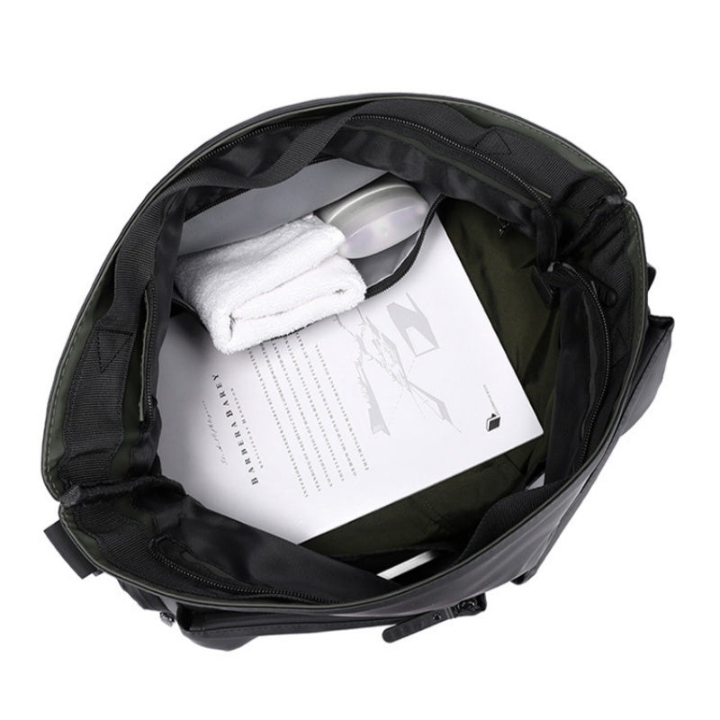 Waterproof Large-Capacity Duffel Bag with Shoe Compartment