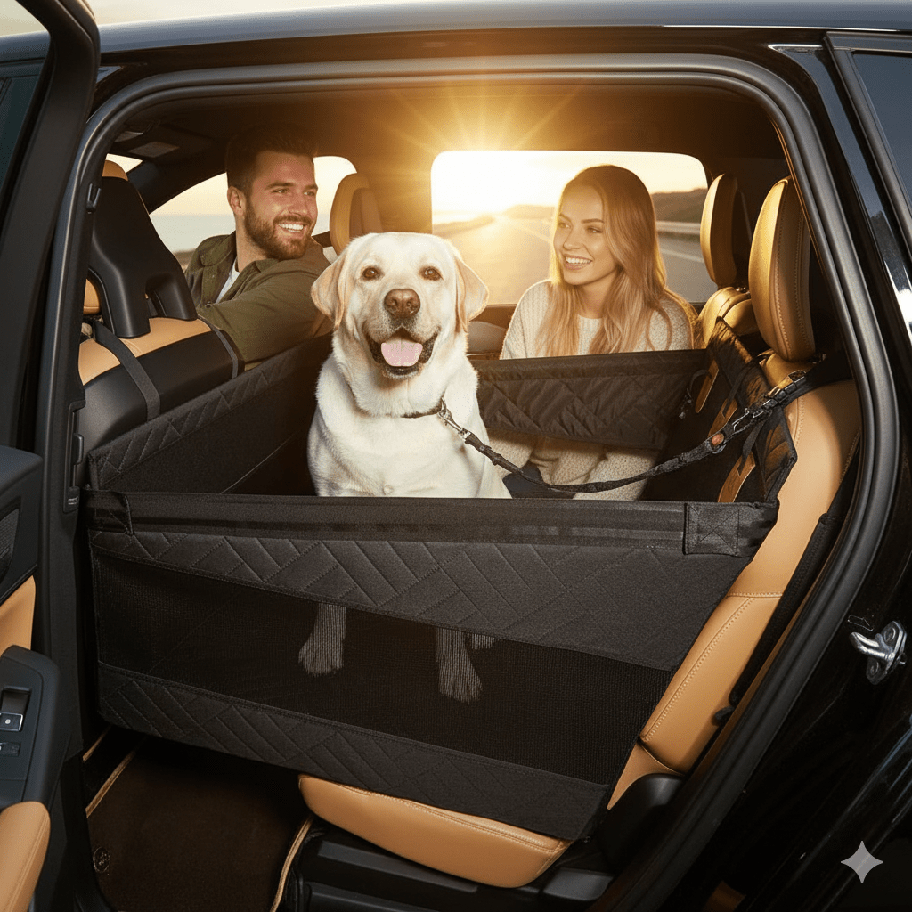 Waterproof Memory Foam Car Seat Mat for Dogs